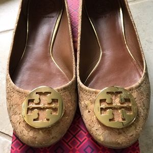 Tory Burch Cork Reva Ballet Flats 8M